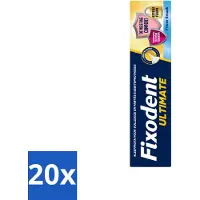 Fixodent 20 x – Kleefpasta – Ultimate Fresh – 40 g - Voordeelverpakking - 20 stuks