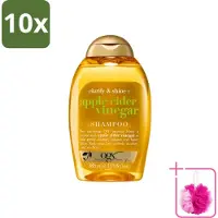 OGX 10 x - Apple Cider Vinegar - Shampoo - Clarify + Shine - 385 ml - Bulkverpakking - Haartype - Douchemop - Glans