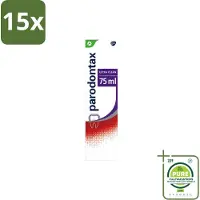 Parodontax 15 x – Tandpasta – Ultra Clean – 75 ml - Grootverpakking - Vaatwasstrips - Tandpasta - Tandplak - Tandvlees - Bloedend Tandvlees - Mondgevoel