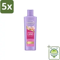 Unilever 5 x – Shampoo – Levendig Lang – 250 ml - Grootverpakking - Vaatwasstrips - Lang Haar Verzorging - Haar Versterken - Biotine Shampoo - Haarbreuk Voorkomen - Gespleten Punten