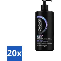 Syoss 20 x Intense Plex Shampoo - 440 ml - Voordeelverpakking - 20 stuks
