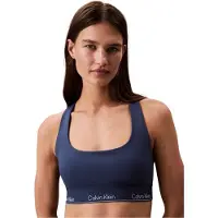 Calvin Klein Moderne sportbeha voor dames met gemiddelde ondersteuning (Donkere Denim)