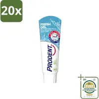Prodent 20 x – Tandpasta – Fresh Gel – 75 ml - Wasstrips - Tandpasta - Frisse Adem - Anti-cariës - Anti-plak - Tanderosie
