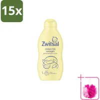 Zwitsal 15 x – Wasgel – Zeepvrij – 200 ml - Bulkverpakking - Baby wasgel - Douchemop - Zeepvrije wasgel
