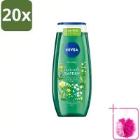 Nivea 20 x - Douchegel - Freesia & Groene Thee - 250 ml - Bulkverpakking - Douchegel - Douchemop - Freesia