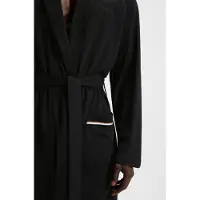 BOSS Badjas lang 'Robe' zwart