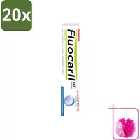 FLUOCARIL 20 x - Tandpasta - Met Fluoride - 75 ml - Bulkverpakking - Fluoride tandpasta - Douchemop - Tanden beschermen