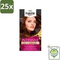 Palette 25 x Poly - Haarverf - Goud Bruin 660 - 115ml - Grootverpakking - Vaatwasstrips - Haarverf - Goudbruin - Arganolie - Glans - Haarkleur