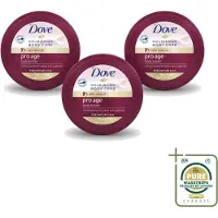 Dove 3 x – Bodycrème – Pro Age – 250 ml - Wasstrips - Huid Verzorging - Rijpe Huid - Huidelasticiteit - Hydratatie - Bodycrème