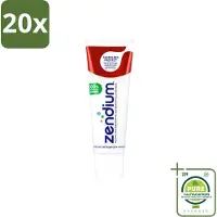 Zendium 20 x – Tandpasta – Tandvlees Protect – 75 ml - Grootverpakking - Vaatwasstrips - Gevoelig Tandvlees - Tandvlees Bescherming - Natuurlijke Tandpasta - Milde Tandpasta - Fluoride