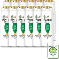 Pantene 12 x - Shampoo - Glad & Zijdezacht - Voedt en Versterkt - Voor Pluizig Haar - 225 ml - Grootverpakking - Vaatwasstrips - - Shampoo - Pluizig Haar - Zijdezacht Haar - Voeding Haar
