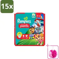 Pampers 15 x – Luierbroekjes – Baby Dry Pants Paw Patrol Maat 4 – 25 Luiers - Bulkverpakking - Baby luier - Douchemop - Luierbroek