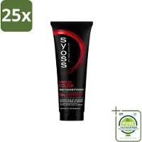 Syoss 25 x - Intense Color - Deep Conditioner - Kleurbehoud tot 12 Weken - 250 ml - Grootverpakking - Vaatwasstrips - Kleurbehoud - Gekleurd Haar - Glans - Haarkleur - Haarkleur Behoud