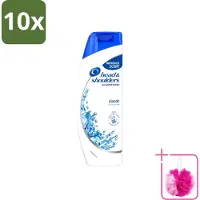 Head & shoulders 10 x - Shampoo - Classic Clean - 250ml - Bulkverpakking - Anti-roos shampoo - Douchemop - Roosvrij haar