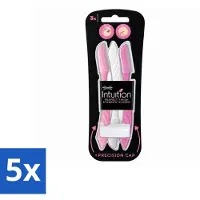 Wilkinson 5 x Intuition - Navulmesjes - Wenkbrauw Shaper - Precisie - 3 mesjes - Voordeelverpakking - 5 stuks
