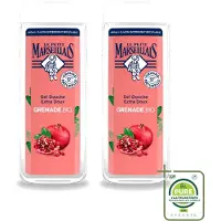 Le Petit Marseillais 2 x – Douchegel – Grenade Bio – 400 ml - Grootverpakking - Vaatwasstrips - Douchegel - Biologische Douchegel - Granaatappel Geur - Natuurlijke Douchegel - Gezondheid