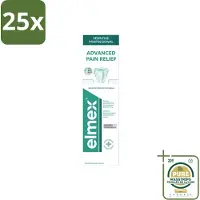 Elmex 25 x - Tandpasta - Sensitive Professional - Pro Argin - 75ml - Wasstrips - Gevoelige Tanden - Tandgevoeligheid - Tandpasta - Pro-Argin - Tandhalscariës