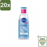 Nivea 20 x – Micellair Reinigingswater – Refreshing – 200 ml - Wasstrips - Gezichtsreiniger - Micellair Water - Huid Reinigen - Make-up Verwijderen - Fris Resultaat