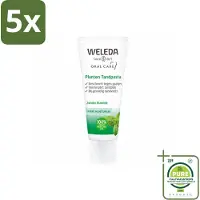 Weleda 5 x - Planten tandpasta - 75 ml - Grootverpakking - Vaatwasstrips - Natuurlijke Tandpasta - Tandvlees Kalmeren - Tanden Reinigen - Kamille-extract - Mirre