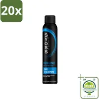 Syoss 20 x - Volume Droogshampoo - Shampoo - Voor Volumeboost - 200ml - Grootverpakking - Vaatwasstrips - Volume Droogshampoo - Fris Haar - Haar Volume - Droogshampoo Zonder Water - Haar Verzorging
