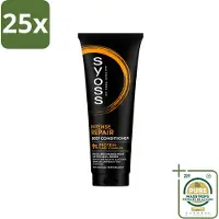 Syoss 25 x - Intense Repair - Deep Conditioner - Herstelt & Versterkt - 250 ml - Wasstrips - Haarherstel - Haarverzorging - Droog Haar - Beschadigd Haar - Haarversterking