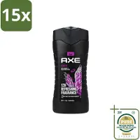 Axe 15 x – Douchegel – Excite – 250 ml - Wasstrips - Douchegel - Frisheid - Geur - Mannelijke Geur - Excite