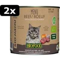 Biofood 2x ORGANIC RUND MENU 12X200GR