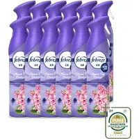 Febreze 12 x – Luchtspray – Mount Fuji Breeze – 185 ml - Wasstrips - Luchtverfrisser Spray - Geurverwijdering - Geur Neutraliseren - Mount Fuji Geur - Frisse Geur