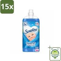 Soupline 15 x - Wasverzachter - Hemels Fris - 1350 ml - Grootverpakking - Vaatwasstrips - Wasverzachter - Wasgoed - Frisheid - Wasmachine - Kleding Verzorgen