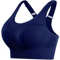 Famanu – Dames Sportbeha Max Controle Draagcomfort Hoog Impact Draadloos Met Verwijderbare Vulling Yoga Gym Hardloop Crop Top