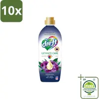 Dreft 10 x – Wasverzachter – Ultimate Care Intense Dark – 40 Wasbeurten - Grootverpakking - Vaatwasstrips - Wasverzachter - Kleurbescherming - Collageen - Wasgoed Verzorgen - Anti-aging Was