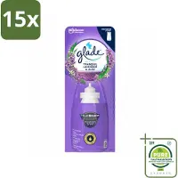 Glade 15 x - Sense & Spray Navulling - Tranquil Lavender & Aloë - 18 ml - Grootverpakking - Vaatwasstrips - Geur - Rust - Frisheid - Automatische Geur - Bewegingssensor