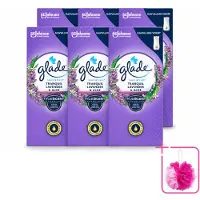 Glade 6 x – Touch & Fresh Navulling – Tranquil Lavender & Aloe – 10 ml - Bulkverpakking - Lavendel en aloë luchtverfrisser - Douchemop - Compacte geurboost