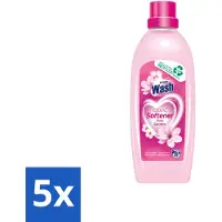 At Home 5 x - Wash - Wasverzachter - Pink Secrets - 20 Wasbeurten - Voordeelverpakking - 5 stuks