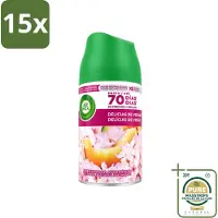 Air Wick 15 x - Luchtverfrisser Navulling - Zalige Zomer - Automatische Spray - 250 ml - Wasstrips - Zalige Zomer - Geurverspreider - Automatische Geur - Geurverwijdering - Geurintensiteit