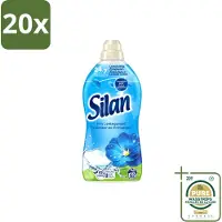 Silan 20 x – Wasverzachter – Classic Blue Fris Lentegevoel – 1144 ml - Wasstrips - Wasverzachter - Fris Lentegevoel - Wasgoed Verzachter - Wasgoed Geur - Wasgoed Comfort
