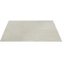 Muuto Relevo Rug Quattro vloerkleed van wol Gebroken wit, 170x240 cm