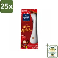 Glade 25 x - Houder Automatische Spray - Warme Appeltaart Limited Edition - 269 ml - Wasstrips - Automatische Luchtverfrisser - Warme Appelgeur - Geur Van Warme Appeltaart - Huisgeur - Geur In Huis