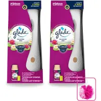 Glade 2 x - Automatische Spray - Relaxing Zen - 269 ml - Bulkverpakking - Automatische geurverfrisser - Douchemop - Rustgevende geur