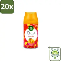 Air Wick 20 x – Luchtverfrisser Navulling – Island Mango – 250 ml - Grootverpakking - Vaatwasstrips - Luchtverfrisser - Tropische Geur - Mango Geur - Geur Neutralisatie - Frisse Geur