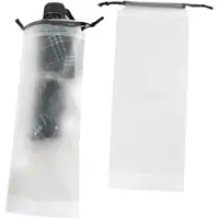 Famanu - Paraplu - Houd je tas droog na regen - Herbruikbare en waterdichte opbergzak - Zwart 10 stuks