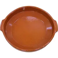 Fackelmann , 1 stuk traditionele keramieken pot, rustiek design, geschikt voor gebruik in de keuken