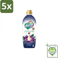 Dreft 5 x – Wasverzachter – Ultimate Care Intense Dark – 40 Wasbeurten - Grootverpakking - Vaatwasstrips - Wasverzachter - Kleurbescherming - Collageen - Wasgoed Verzorgen - Anti-aging Was