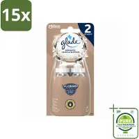 Glade 15 x - Sense & Spray - Romantic Vanillebloesem - 2 × 18 ml - Grootverpakking - Vaatwasstrips - Romantische Geur - Geurverspreiding - Automatische Geur - Essentiële Oliën - Huisgeur