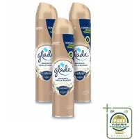 Glade 3 x – Luchtverfrisser Spray – Romantic Vanilla Blossom – 300 ml - Wasstrips - Luchtverfrisser Spray - Geur Tegen Geurtjes - Vanille Geur - Orchidee En Sandelhout - Warme Geur