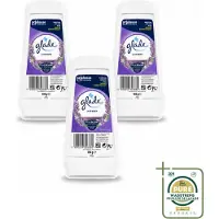 Glade 3 x - Gel - Tranquil Lavender & Aloë - 150 g - Wasstrips - Luchtverfrisser Gel - Lavendel Geur - Frisheid Thuis - Ontspanning Thuis - Geur Neutraliseren