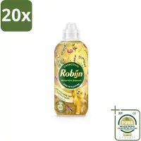 Robijn 20 x – Wasverzachter – Bohemian Blossom – 765 ml - Wasstrips - Wasverzachter - Wasverzachter Bloemig - Wasverzachter Zacht - Wasverzachter Voor Katoen - Wasverzachter Voor Synthetisch