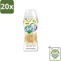 Dreft 20 x - Ultimate Care - Wasverzachter - Geurbooster - Gekleurde Was - Witte Bloem - 15 Wasbeurten - Wasstrips - Wasmiddel - Geurbooster - Kleurbescherming - Wasverzachter - Vezelverzorging
