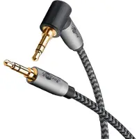 Goobay Plus 3,5mm Jack kabel | haaks | 0,50 meter