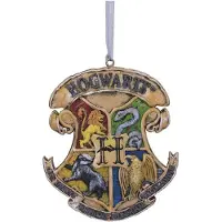 Nemesis Now Hogwarts Kerst Hanger Ornament Met Embleem